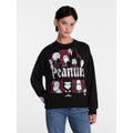 Peanuts Women's Halloween Graphic Fleece Sweatshirt - Rich Black, L