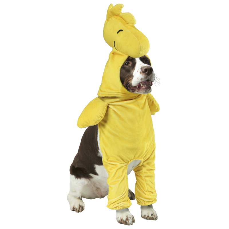 Peanuts Woodstock Pet Costume for Dogs - Cartoon Bird Outfit with Headpiece