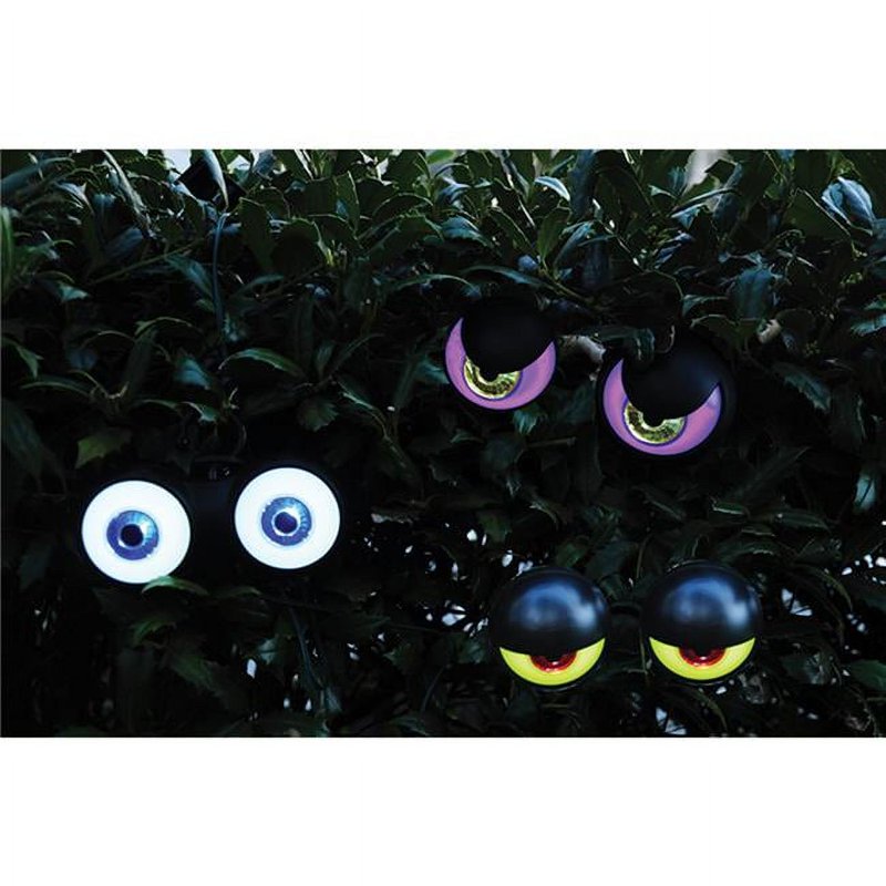 Flashing Eyes Halloween Lights with Automatic Timer - Battery Operated Peep N' Peepers Set