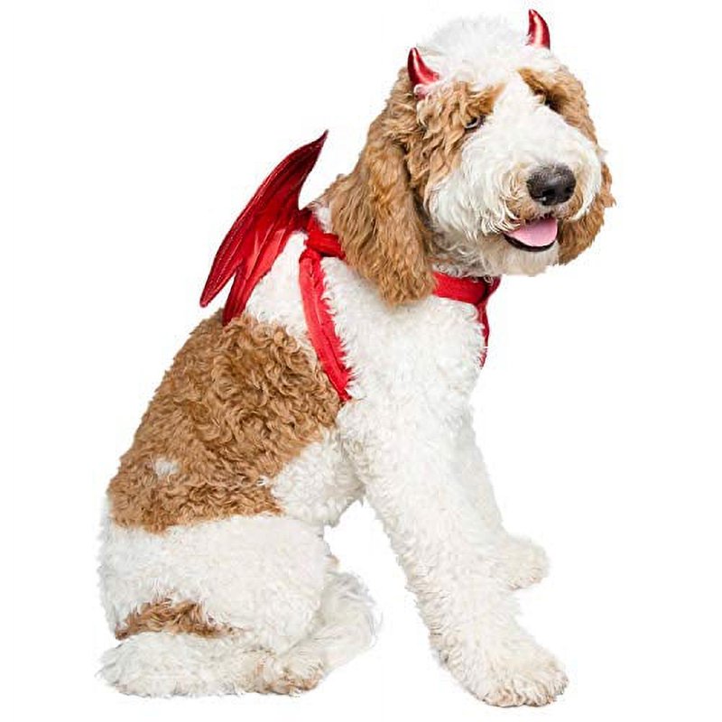 Pet Krewe Devil Dog Costume Halloween Pet Costume with Wings & Horns
