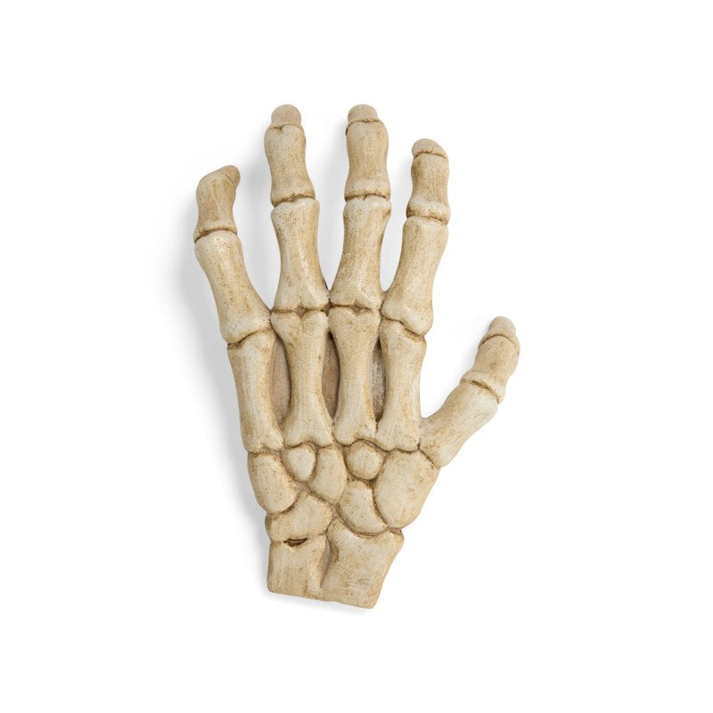 Large Halloween Skeleton Claw Reptile Habitat Hideaway - White