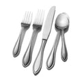 20-Piece Stainless Steel Flatware Set for 4 - American Bead Design