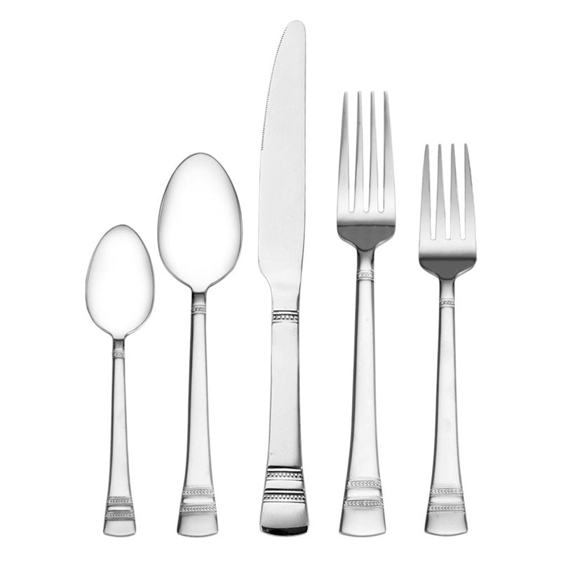 53-Piece Stainless Steel Flatware Set - Service for 8