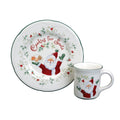 Cookies and Milk for Santa Plate and Mug Set - Winterberry Design