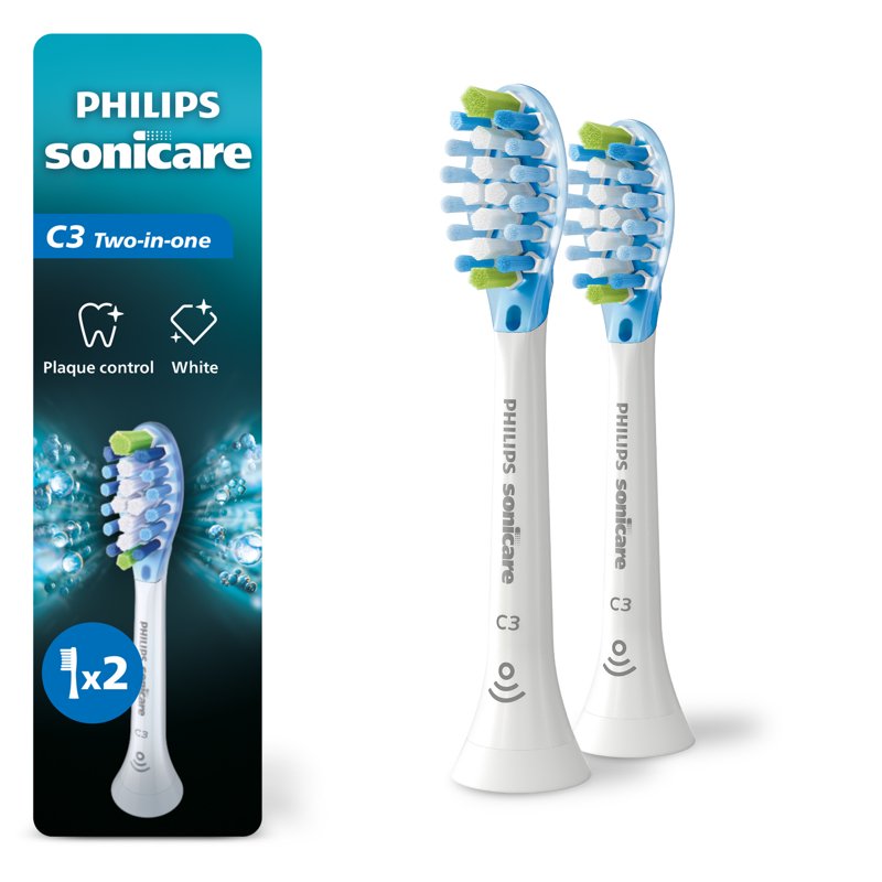 Premium Electric Toothbrush Replacement Heads, C3 Deep Clean, 2 Pack