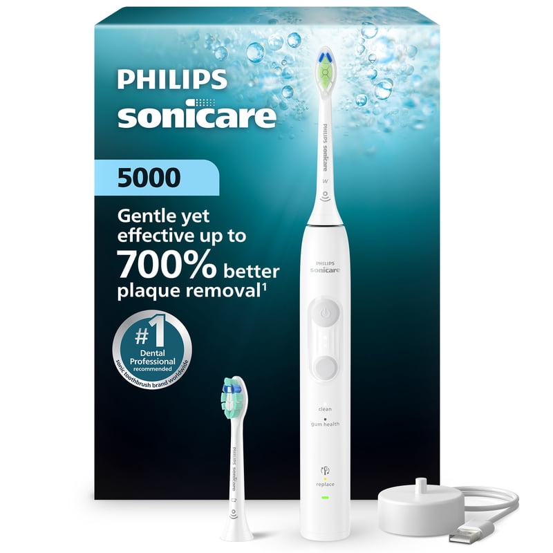 Philips Sonicare 5000 Series Electric Toothbrush - 4 Modes, Pressure Sensor