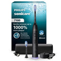 7100 Series Rechargeable Electric Toothbrush with Travel Case - Black