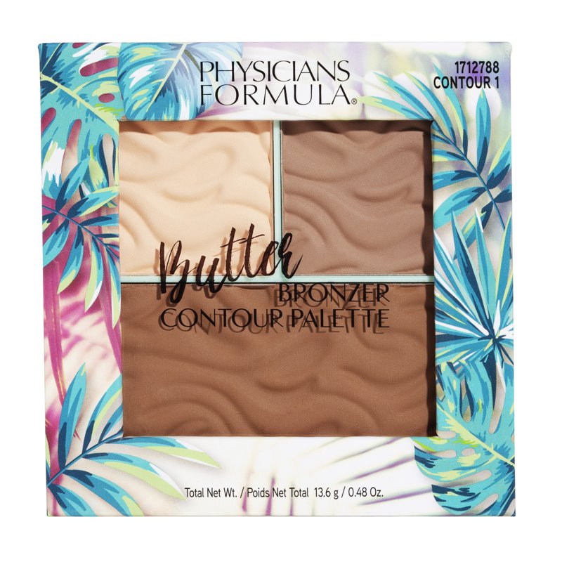 3-Shade Butter Contour Palette - Blendable Bronzer & Sculpting Makeup