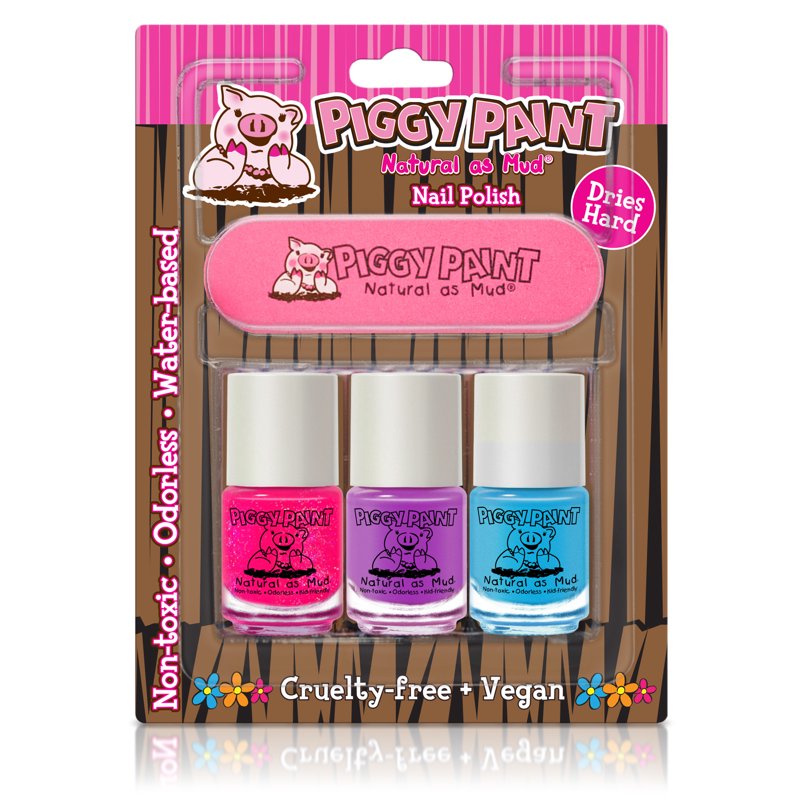 Non-Toxic Nail Polish Kit for Kids - Water-Based & Kid-Safe Formula