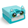 Blue Kitty Pillow Cube Kid Cubes 2-in-1 Plush Toy & Toddler Pillow