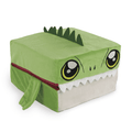 Green T-Rex Dinosaur Toddler Pillow Cube Kid Cubes 2-in-1 Toy & Plush Pillow