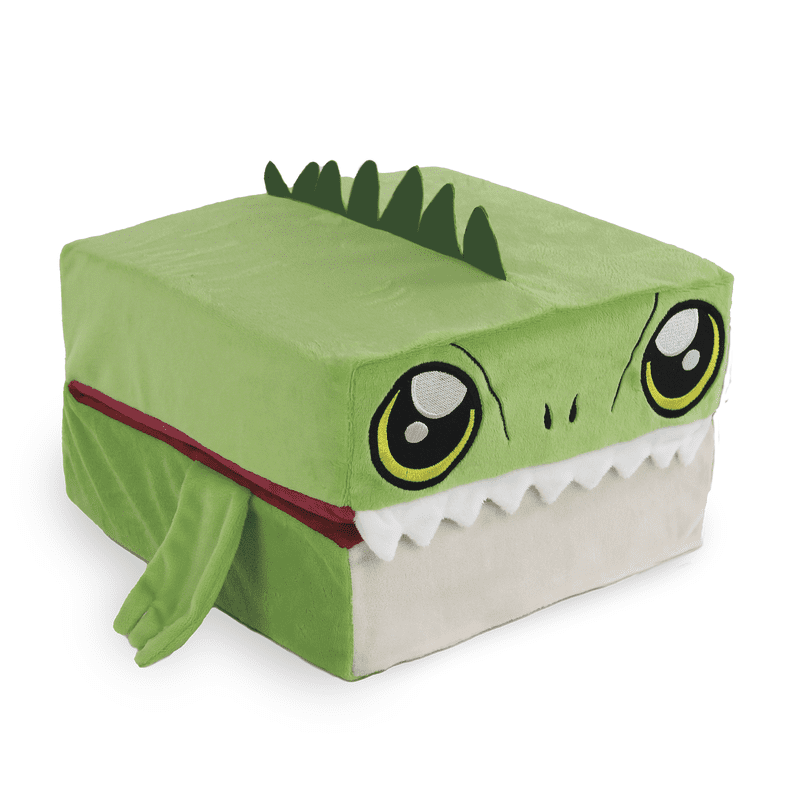 Green T-Rex Dinosaur Toddler Pillow Cube Kid Cubes 2-in-1 Toy & Plush Pillow