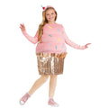 Girls Pink Cupcake Costume Small/Medium - Food Costume for Kids