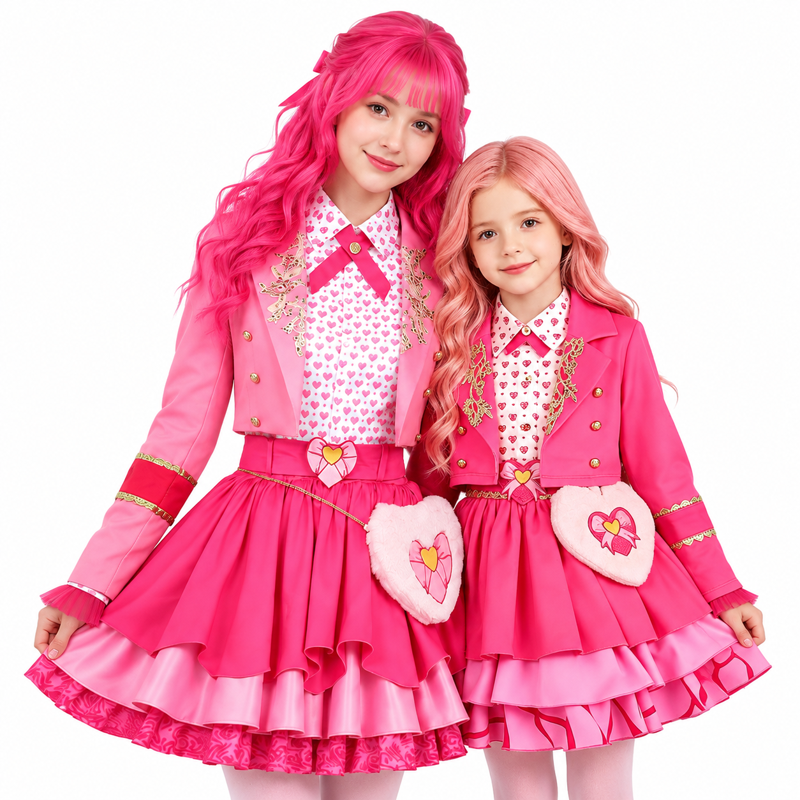 Pink Princess Costume Set for Kids & Adults - 5-6 Years Variation