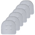 U-Shaped Memory Foam Chair Pad - Blue 6-Pack