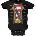Baby Pirate Costume One Piece - Black, 18-24 Months - Infant Bodysuit