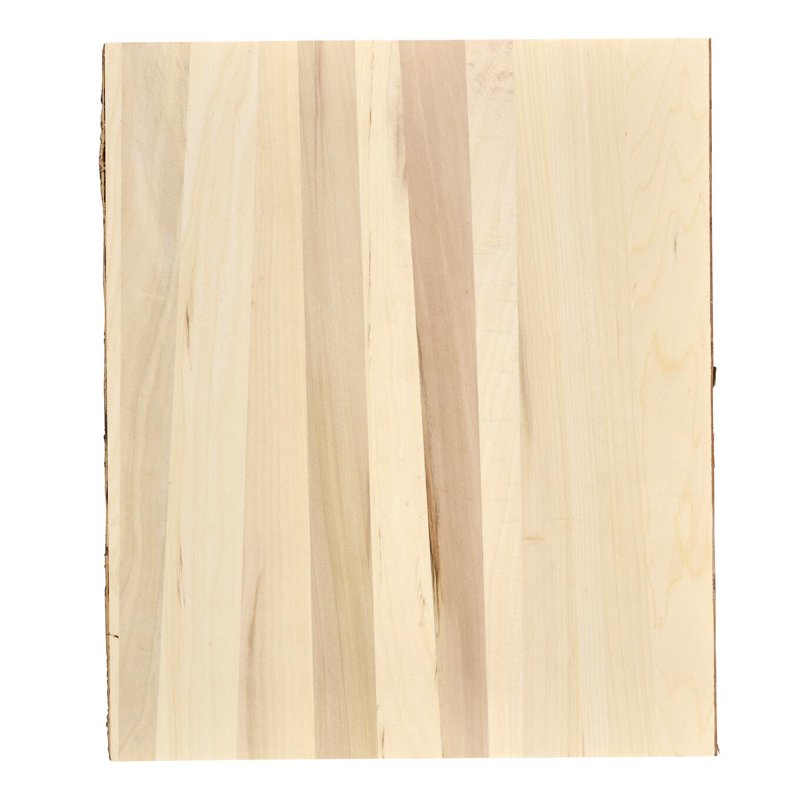 Plaid Wood Surface Pine Wood Slice Plank - 16x18 Inches, Rustic Craft Wood - Single Variation