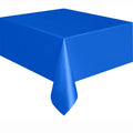 Plastic Table Covers - 3 Count 54" x 108" Blue for Parties