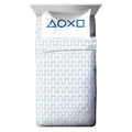 PlayStation Kids Twin Bed Sheet Set - 3-Piece White Microfiber Bedding