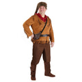 Plus Size Davy Crockett Costume for Men 2X - Frontier Outfit with Accessories