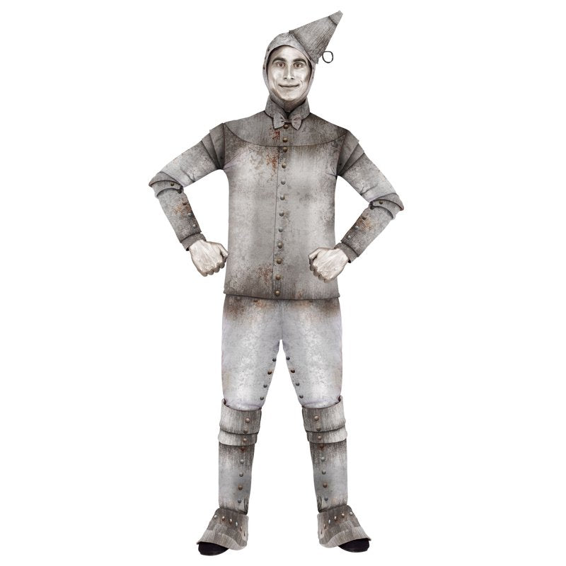 Plus Size Men's Tin Fellow Costume 2X - Classic Metallic Tin Man Outfit