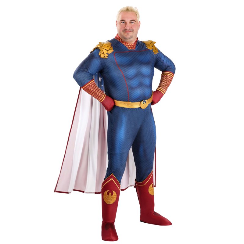 Plus Size Homelander Costume for Men 2X - The Boys Cosplay Outfit