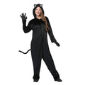 Plus Size Black Cat Costume for Women - 5X Halloween Feline Outfit