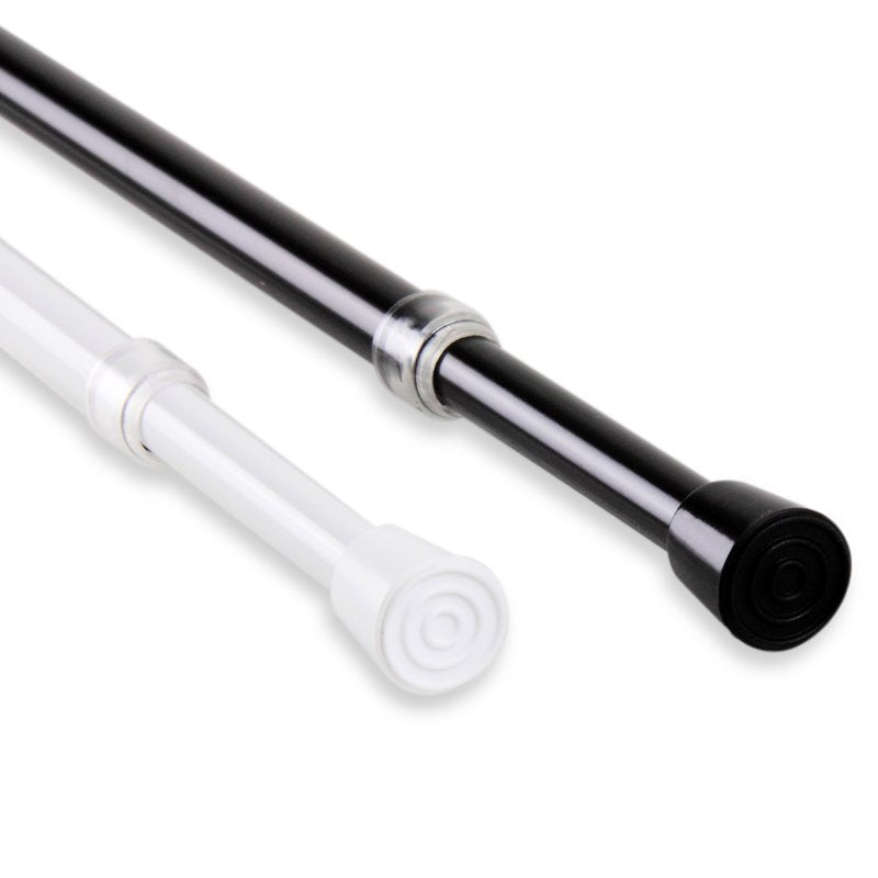 PlusCasa 22-36 Inch Adjustable Shower Curtain Rod Black - Variation of THIS listing