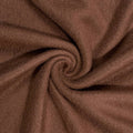 Polar Fleece Fabric by the Yard - 60 Inch Soft Anti-Pill Polyester for Blankets, Jackets & Crafts - Brown, 5 Yards