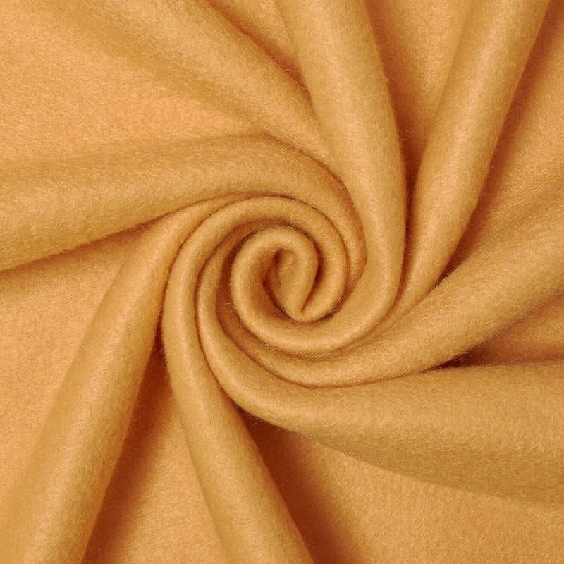 Polar Fleece Fabric by the Yard - Soft Anti-Pill Polyester for Blankets, Jackets, Crafts - 10 Yards Gold