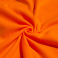 Polar Fleece Fabric by the Yard - Soft Anti-Pill Polyester for Blankets & Crafts - Neon Orange, 1 Yard
