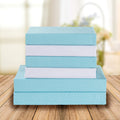 Polkadot Pattern Percale Bedding Set King Aqua - Elegant Comfort