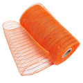 Poly Mesh Ribbon with Metallic Foil 15cm x 10 Yard - Wreaths & Decorations - Variation of THIS listing