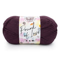 Lion Brand Pound of Love Worsted Yarn - Huckleberry 16oz, 1020 Yards, Purple