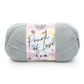 Lion Brand Pound of Love Worsted Yarn Sleet 4 Medium Grey 16 oz 1020 Yards - Variation of Sleet, Single