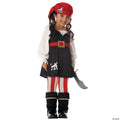 Toddler Pirate Costume Medium 3-4T Girl Halloween Dressup with Accessories