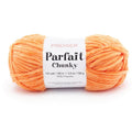Parfait Chunky Chenille Yarn - 1150-15 Tangerine, Soft & Machine Washable