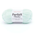 Parfait Chunky Chenille Yarn - 100% Polyester, Soft & Machine Washable - Mint 1150-06