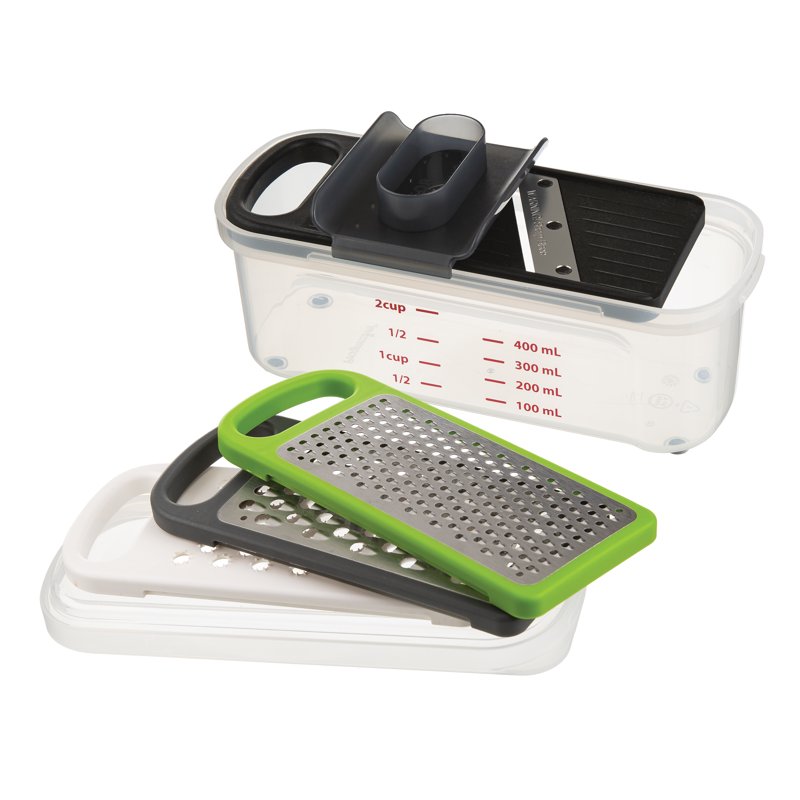 Compact Grate & Slice Set - 7 Piece Kitchen Tool Set