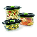 Vacuum Sealer Container Set - 3, 5 & 10 Cup BPA-Free for Food Storage