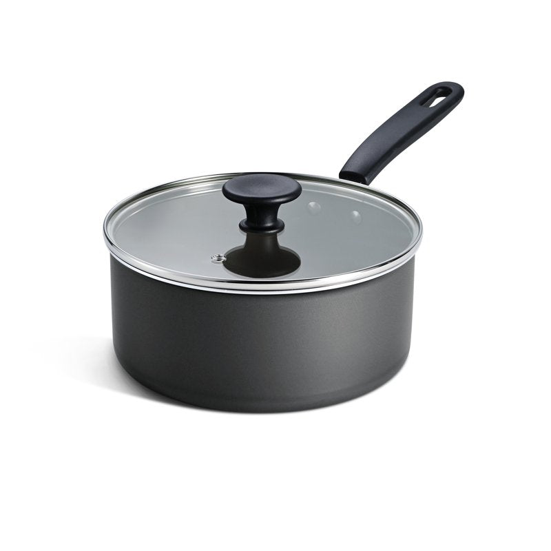 3-Quart Nonstick Covered Sauce Pan with Glass Lid