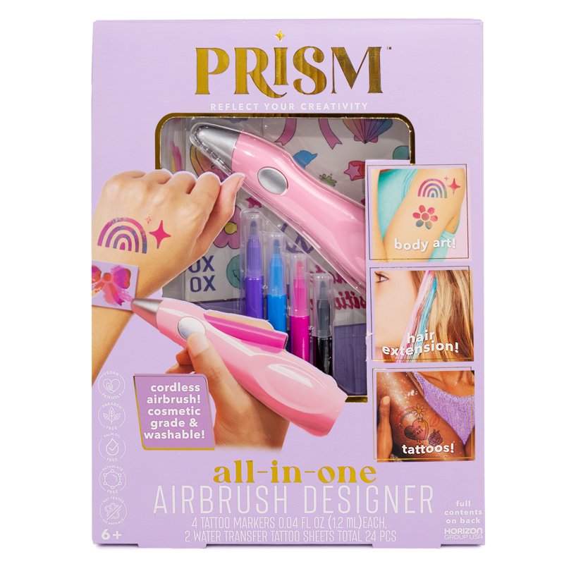 All-in-One Cordless Airbrush Designer for Hair and Body Art - Kids 6+