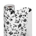 Bonded Grip Shelf Liner - 12 Inch x 10 Feet - Wisteria Black