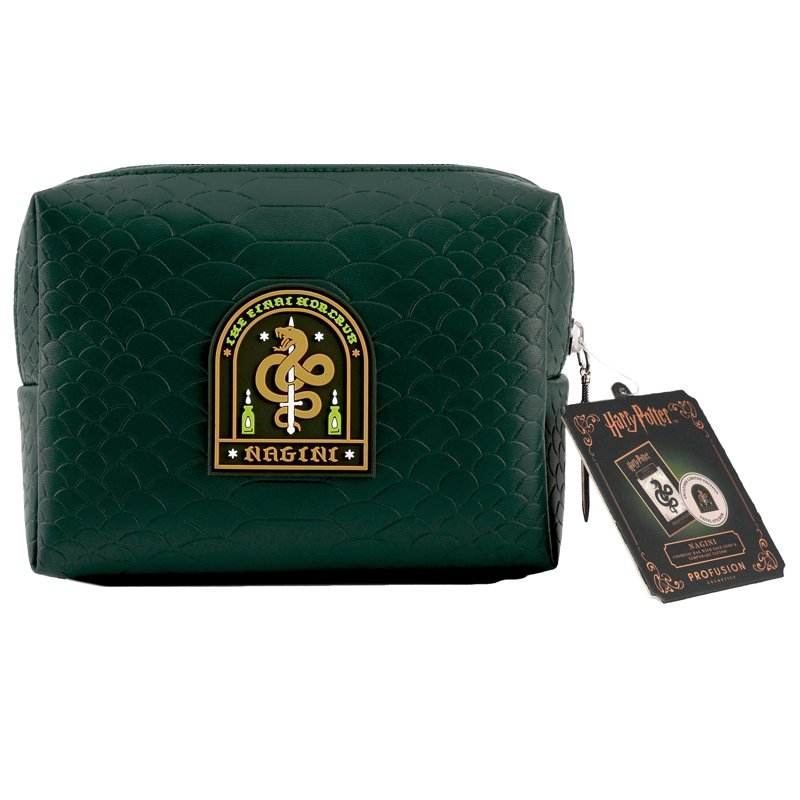 Nagini Cosmetic Bag Set with Glow-in-the-Dark Face Gems