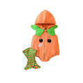 Unisex Toddler Halloween Pumpkin Romper Set with Socks - 0-6 Months Variation
