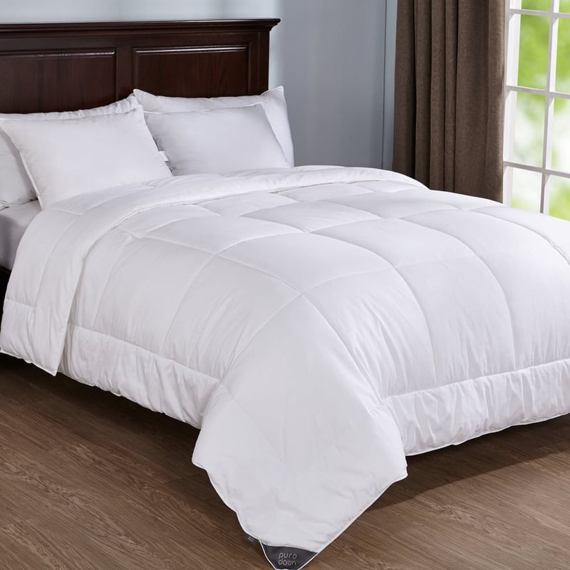 King Down Comforter Duvet Insert 400 Thread Count Hypoallergenic Down & Feather