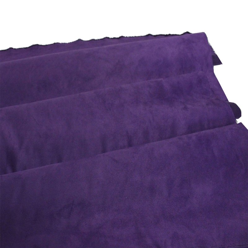 Purple Faux Suede Fabric 1 Yard - Microsuede Upholstery & Apparel Material