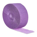 Purple Paper Party Streamer 150 Feet for Events & Decorations