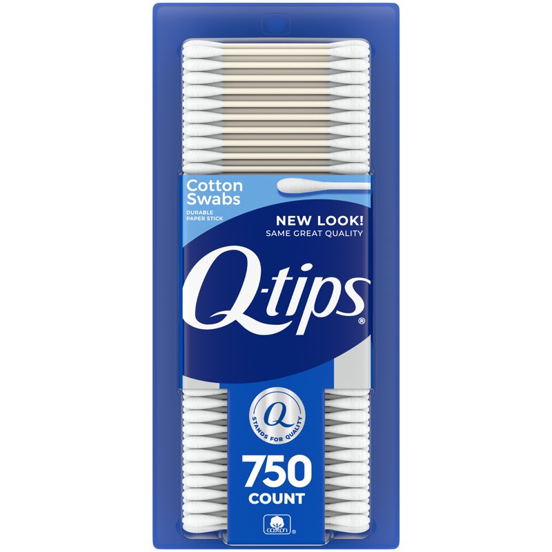 100% Cotton Swabs for Beauty and First Aid, 750 Count