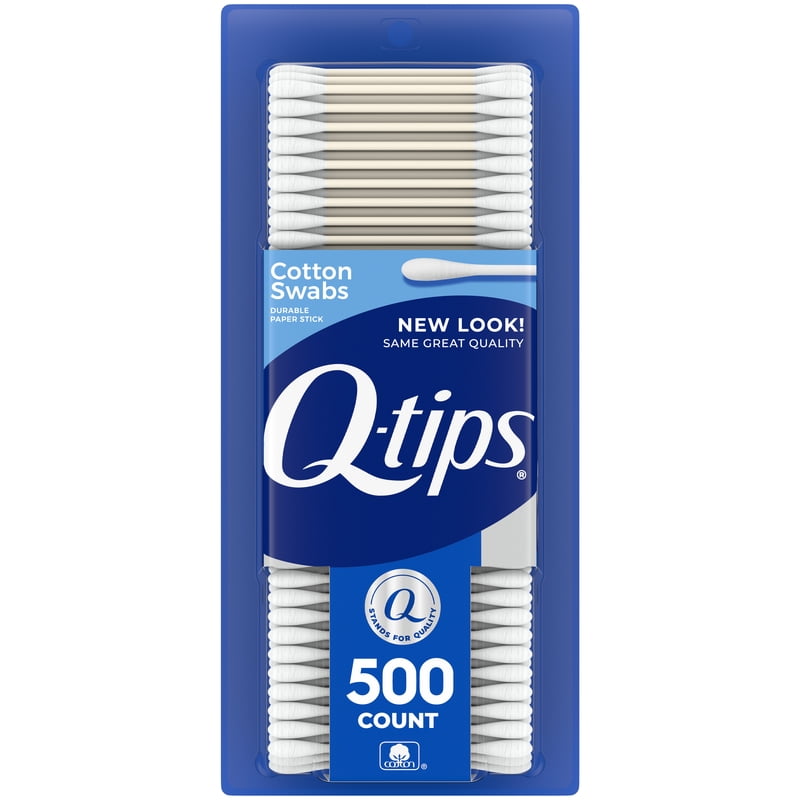 100% Cotton Swabs, Soft Dual-Tip Applicators for Beauty and First Aid, 500 Count